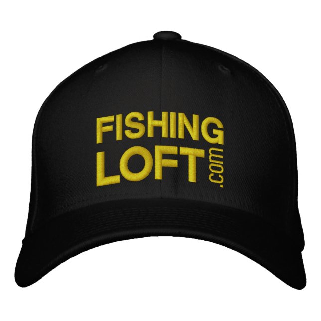 Bordada Gorra de ajuste flexible de FishingLoft.com (Anverso)
