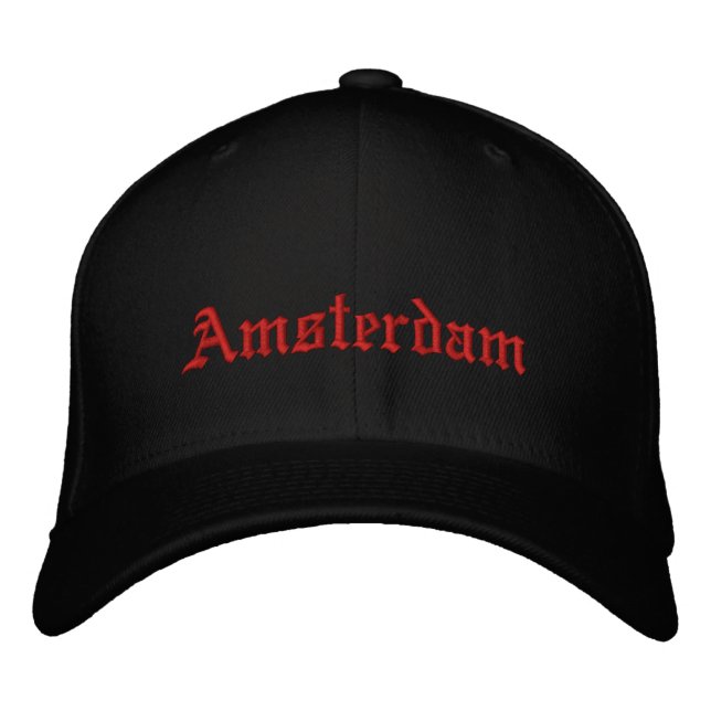Bordada Gorra de Ámsterdam (Anverso)
