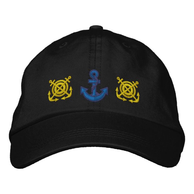 Bordada Gorra De Anchors Away (Anverso)