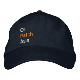 Bordada Gorra de Asia del remiendo del aceite