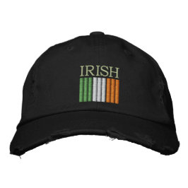 Bordada Gorra de bandera de Irlanda del Día de San Patrici