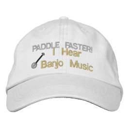 Bordada Gorra de Banjo Music Embroidered