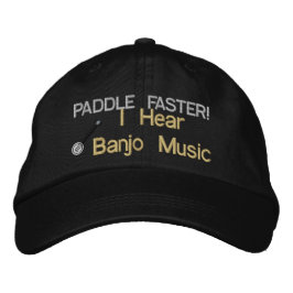 Bordada Gorra de Banjo Music Embroidered