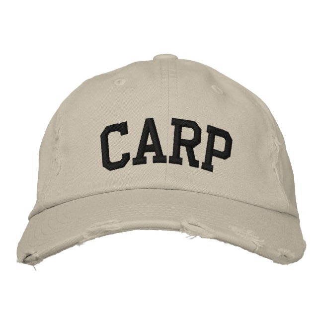 Bordada Gorra de barrido de carpa (Anverso)