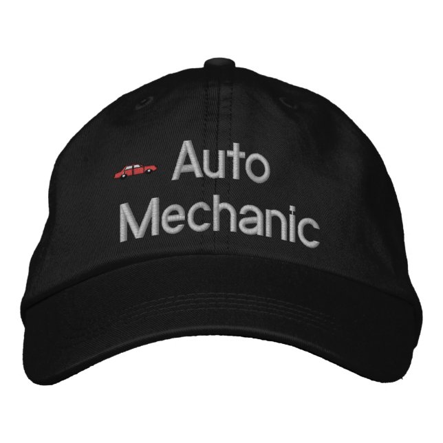 Bordada Gorra de barrido mecánico automático (Anverso)