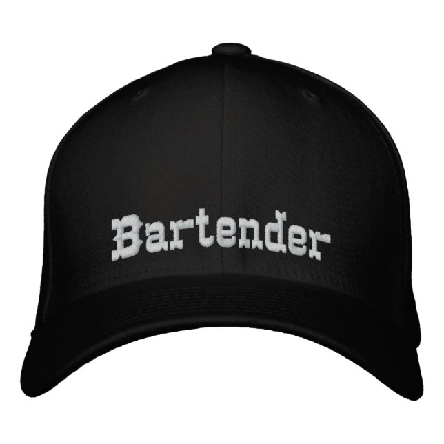 Bordada Gorra de Bartender (Anverso)
