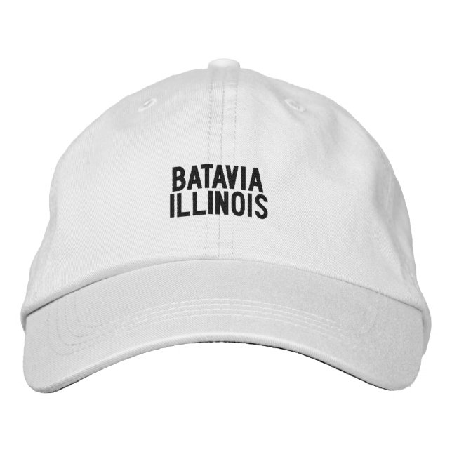 Bordada Gorra de BATAVIA Illinois (Anverso)