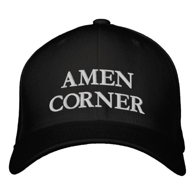 BORDADA GORRA DE BÉISBOL AMEN CORNER (Anverso)