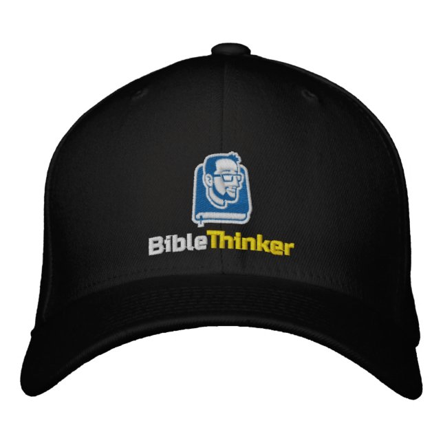 Bordada Gorra de béisbol Bible Thinker (Anverso)