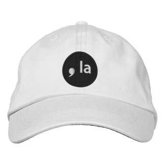 Bordada Gorra de béisbol blanca con, logotipo del la