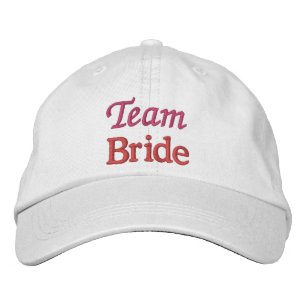 Bordada Gorra de béisbol bordado personalizada por novia