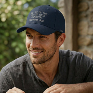 Bordada Gorra de béisbol Christian Joy Lord Strength