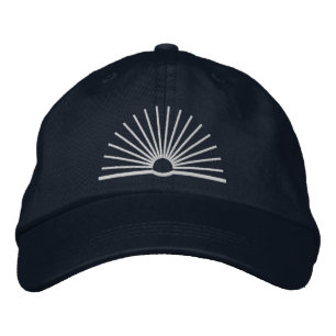 Bordada Gorra de béisbol CMEC - azul marino con logo blanc