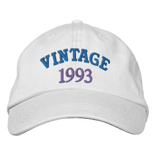 Bordada Gorra de béisbol con barniz de color vintage perso