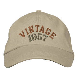 Bordada Gorra de béisbol con barrido de Año Vintage