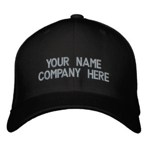 Bordada Gorra de béisbol con barrido de texto para Persona