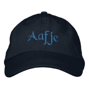 Bordada Gorra de béisbol con bordado azul personalizado d