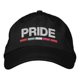Bordada Gorra de béisbol con bordado de orgullo lésbico