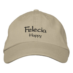 Bordada Gorra de béisbol con bordado Felecia / Gorra