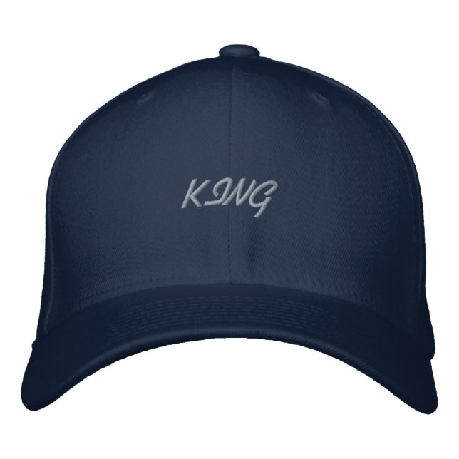 Bordada Gorra de béisbol con nombre de texto de lana Flexf (Anverso)