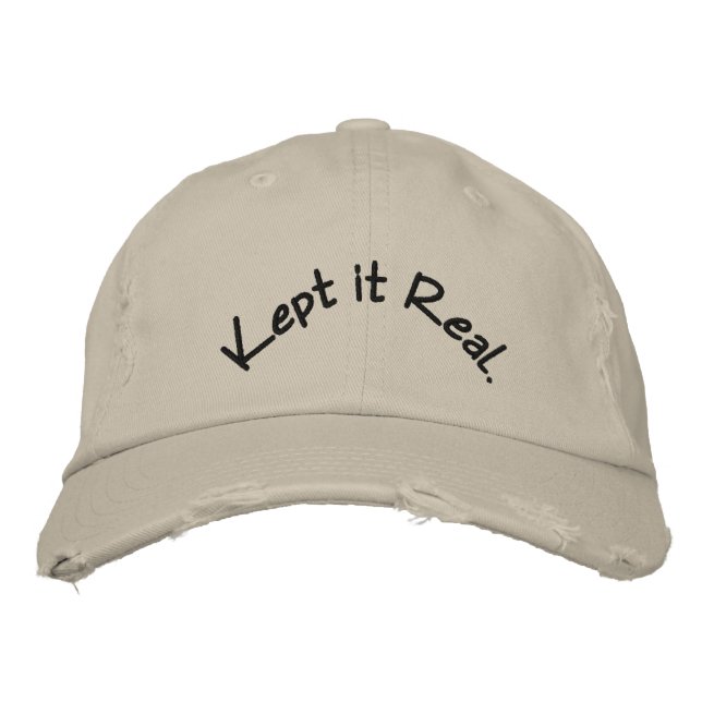 Bordada Gorra de béisbol con problemas de personalizado (Anverso)