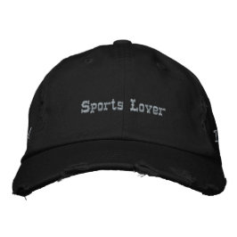 Bordada Gorra de béisbol con texto impreso de amante de lo