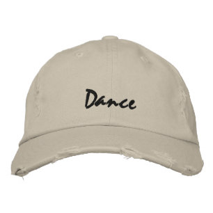 Bordada Gorra de béisbol Dance Dark Text