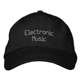 Bordada Gorra de béisbol de música electrónica