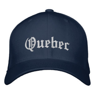 Bordada Gorra de béisbol de Quebec