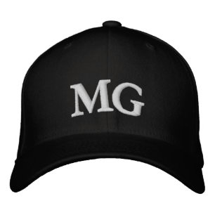 Bordada Gorra de béisbol elegante con monograma bordado pe