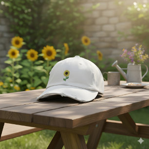 Bordada Gorra de béisbol minimalista con bordado de giraso