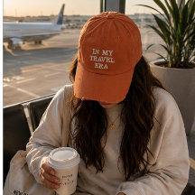 Gorra de béisbol para amante de los viajes, gorra 