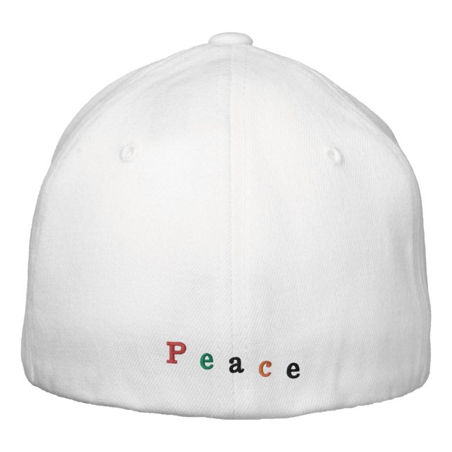 Bordada Gorra de béisbol "Paz" (Reverso)