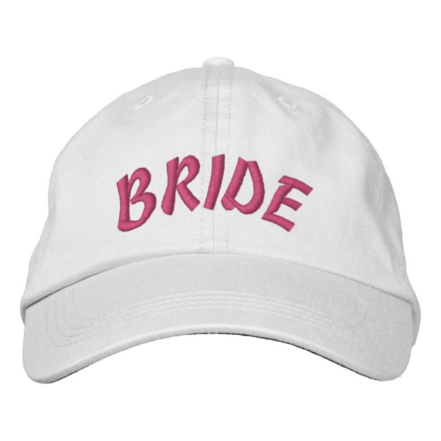 Bordada Gorra de béisbol personalizada para novia con bord (Anverso)