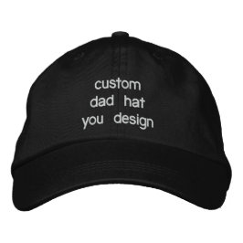 Bordada Gorra de béisbol personalizada y ajustable para pa