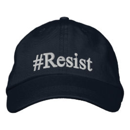 Bordada Gorra de béisbol #Resist