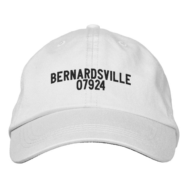 Bordada Gorra de Bernardsville Nueva Jersey (Anverso)