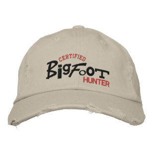 Bordada Gorra de BIGFOOT Hunter Halloween Embroidery certi
