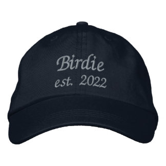 Bordada Gorra de Birdie - Baby Blue Stitling