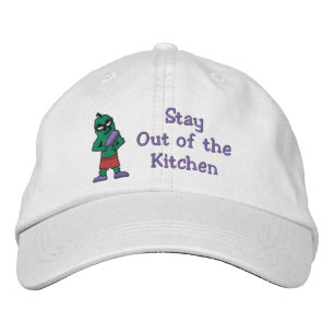 Bordada Gorra de bolas de piquetes, mantente fuera de la c