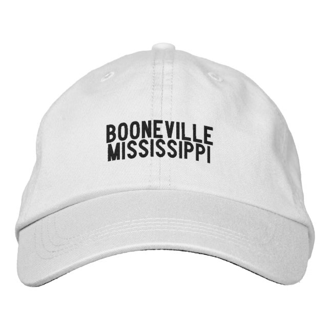 Bordada Gorra de Booneville Mississippi (Anverso)