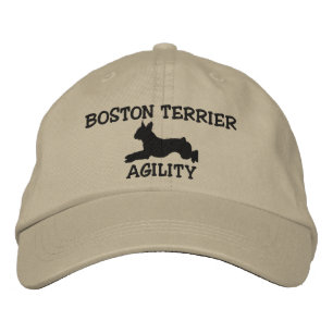 Bordada Gorra de Boston Terrier Agility Embroidered