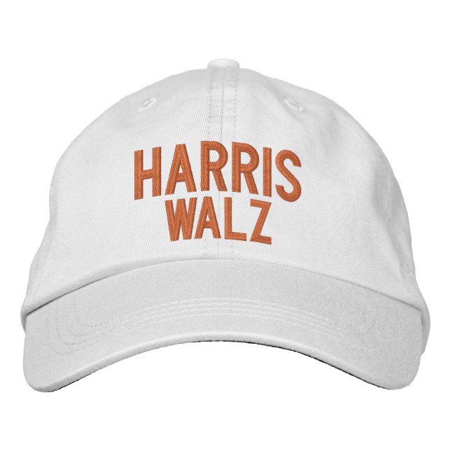 Bordada Gorra de campaña de HARRIS WALZ (Anverso)