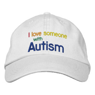 Bordada Gorra de canvas de autismo