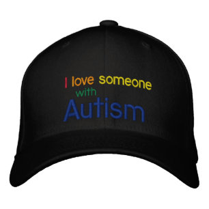 Bordada Gorra de canvas de autismo