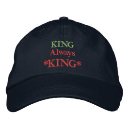 Bordada GORRA de citas motivacionales de KING Always KING