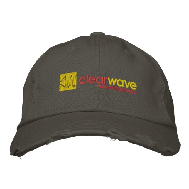 Bordada Gorra de Clearwave Recording Studio (Anverso)