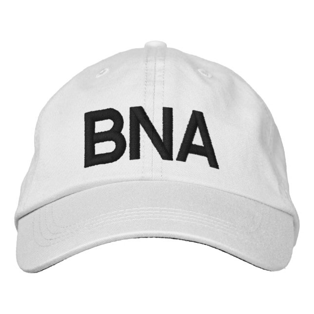Bordada Gorra de código del aeropuerto de Nashville (Anverso)