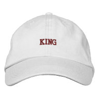 Gorra de color caqui atemporal con bordado real de
