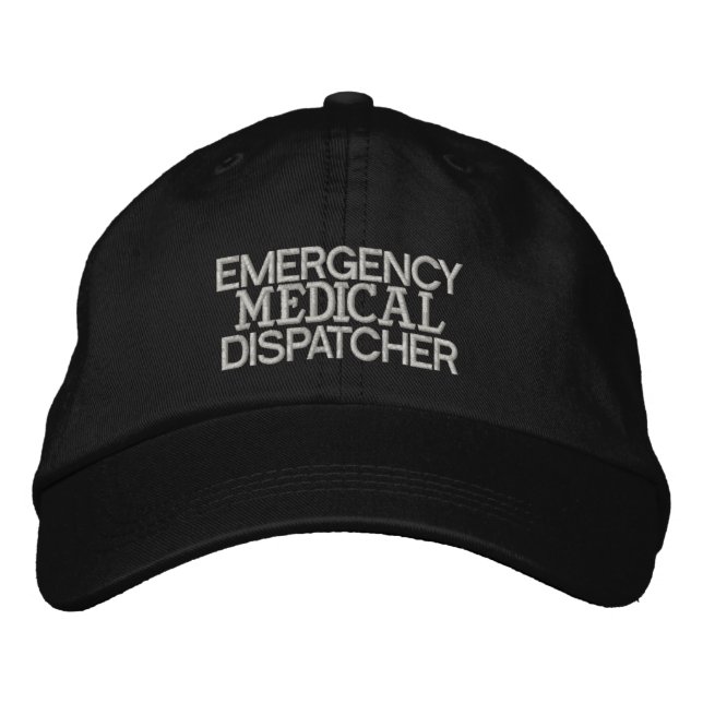 Bordada Gorra de Dispatcher Médico de Emergencia (Anverso)